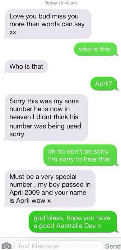 English (uk) yes, you can answer pretty good. :) or, other replies are~ (how's your day) it's been great, and yours? it's been good, yours? (how's it going) i'm well, how about you? it's going great, what about you? Dad Texts His Late Son's Phone, Gets the Perfect Reply ...