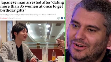 japanese man arrested for dating 35 women at the same time youtube