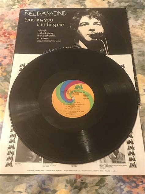 Touching You Touching Me Neil Diamond Vintage Vinyl LP Vinyl Records For Sale Records