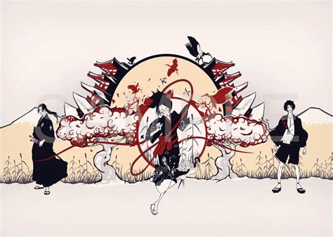 Samurai Champloo Manga Anime Poster Art Print Amk2137 Ebay
