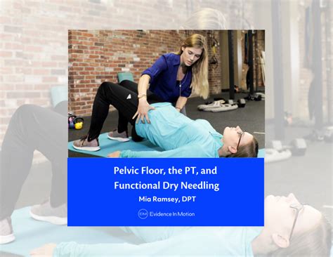 pelvic floor the pt and functional dry needling posts by eim evidence in motion