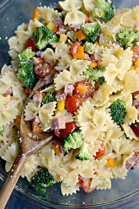 Zesty Bow Tie Pasta Salad Recipe Dandk Organizer