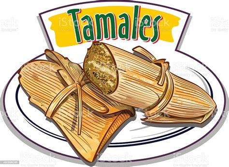 Ilustración vectorial de cocina mexicana artesanal retro. Ilustración de Tamales Vector y más Vectores Libres de ...