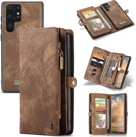 Compatible With Samsung Galaxy S22 Ultra Wallet Case 14 Card Holder