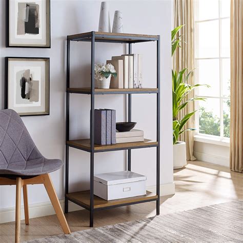 Buy 4 Tier Bookshelf By Aaron Furniture Designs Rustic Industrial