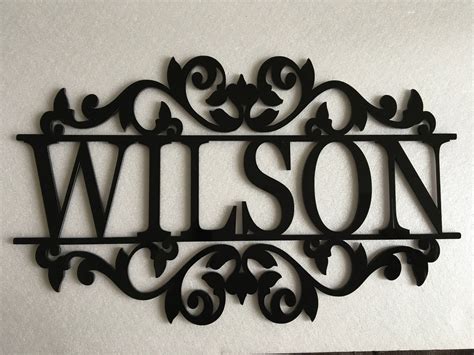 Personalized Sign For Outdoors Acrylic Name Laser Cut Mirror Custom