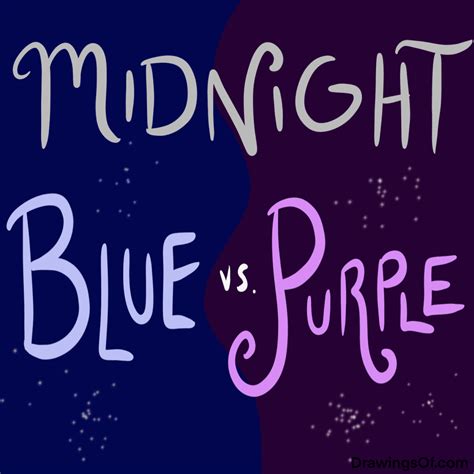Midnight Purple Color So Beautiful Drawings Of