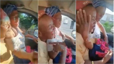 Couple Show Themselves Love Inside Car Man ‘laps His Wife As They