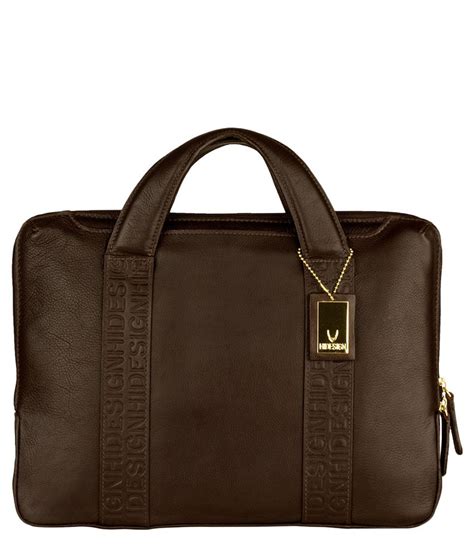 Hidesign 13 Inch Brown Leather Laptop Bag Buy Hidesign 13 Inch Brown