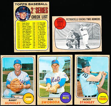 Lot Detail 1968 Topps Bb 22 Diff