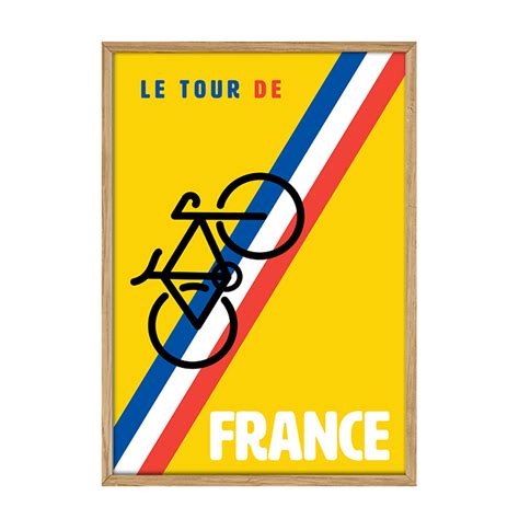 Le Tour De France 2023 Plakat Tour De France Plakatwerk