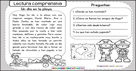 Fichas De ComprensiÓn Lectora Para NiÑos