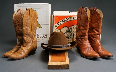 Lot The Billy The Kid By Stetson Cowboy Hat Size 7 58 Pair