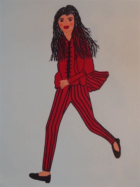 Fashionista Ninety Drawing By Nancy Fillip Fine Art America