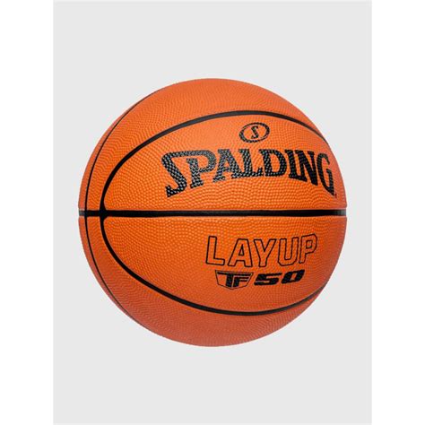 Ballon De Basketball Layup Tf 50 T7 Rubber Orange Spalding Wimod