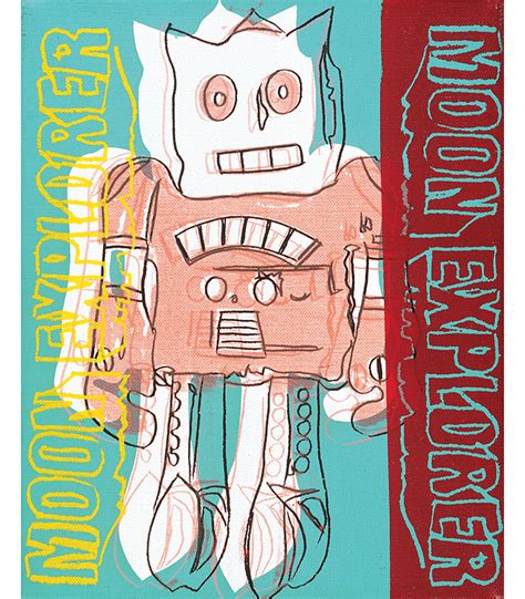 Create personalized canvas prints at walgreens. Giclée Print on canvas: Moon Explorer - Andy Warhol
