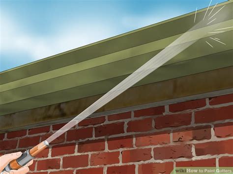 How To Paint Gutters With Pictures Wikihow