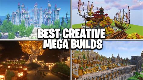 More Amazing Creative Mega Builds In Minecraft Best Mega Builds Youtube