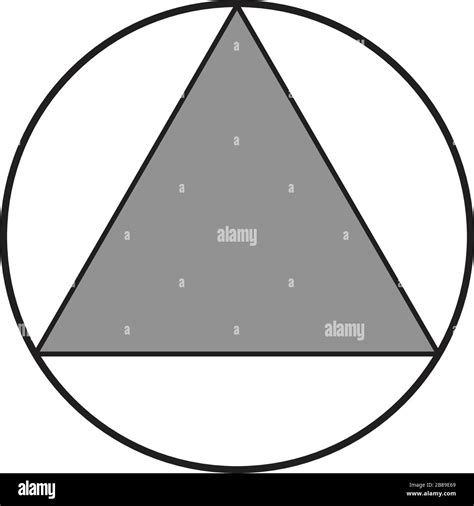 Circulo Com Triangulo Dentro