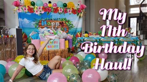 Leah Is Officially Birthday Haul Youtube