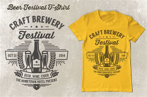 Beer Festival T Shirt Design Template On Behance