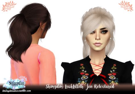 Shimydim Sims S4 Leahlillith Jen Retexture Naturals Unnaturals