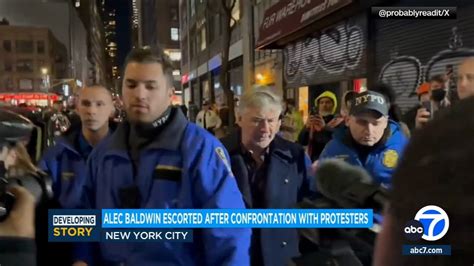 Alec Baldwin Escorted By Nyc Police After Confrontation With Pro