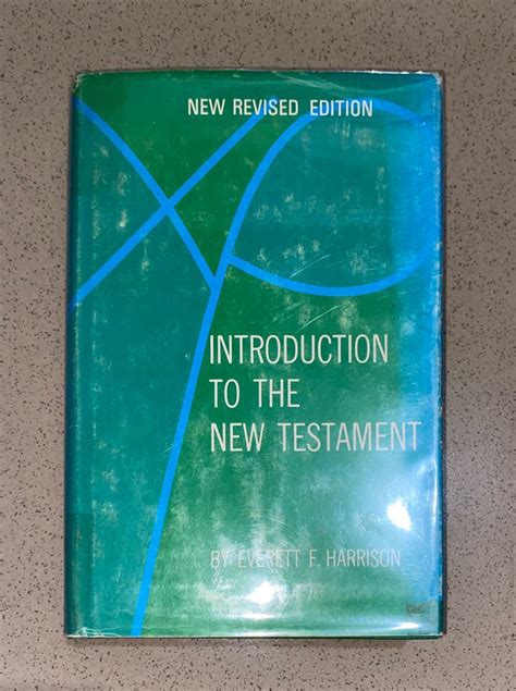Introduction To The New Testament By Everett F Harrison Hobbies