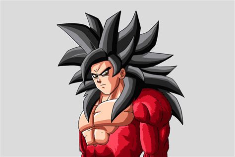 Son Goku Super Saiyan 4 By Drawanimemanga On Deviantart