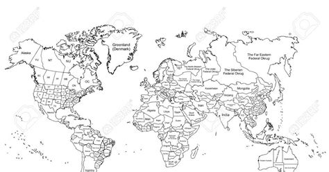 Excelente colección de mapas físicos del continente europeo, incluyendo mapas individuales de todos los países. Mapa Del Mundo En Blanco Y Negro | Mapa