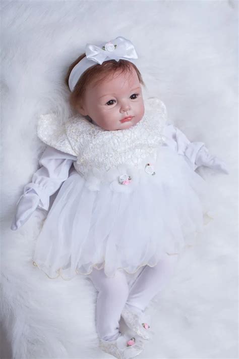 Buy Handmade 22 Inch Cute Silicone Reborn Baby Dolls