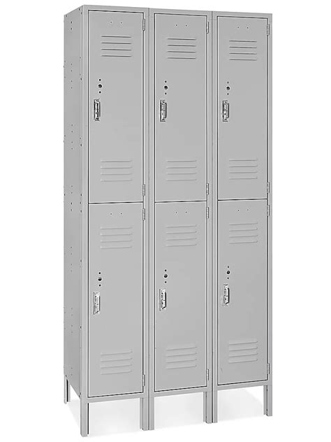 Uline Double Tier Lockers 3 Wide Unassembled 36 Wide 12 Deep