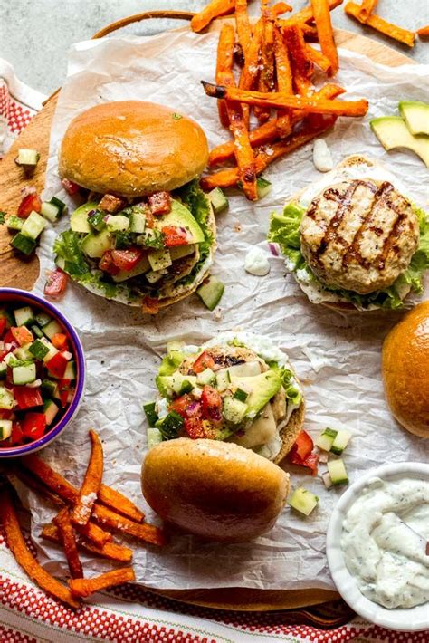 The Best Juicy Mediterranean Turkey Burgers With Feta And Sun Dried