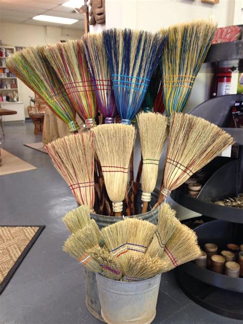 Bingham And Broads Assortment Of Handmade Brooms Made By Sticks And Straw