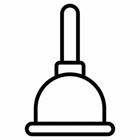 Suction Bathroom Toilet Plunger Icon Download On Iconfinder