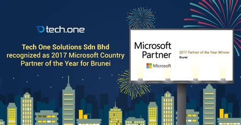We offer our clients solutions in all fields of technology development and innovation. Tech One Solutions Sdn Bhd recognized as 2017 Microsoft ...