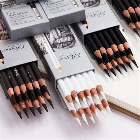 Dukeen 3pcs Art Supplies Charcoal Sketching Pencils Art Pencils
