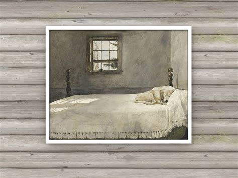 Master Bedroom By Andrew Wyeth Art Print Etsy