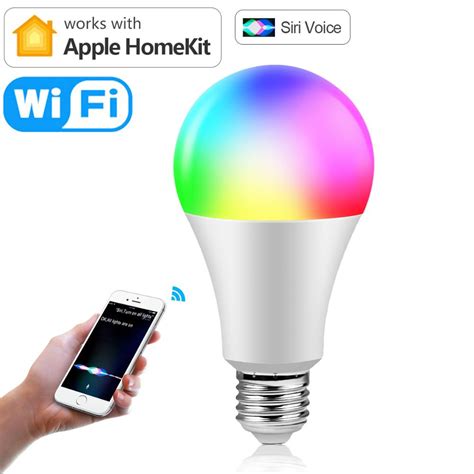 Apple Homekit Wifi Led Smart Lamp 15w Rgb Siri Voice Control Smart Home