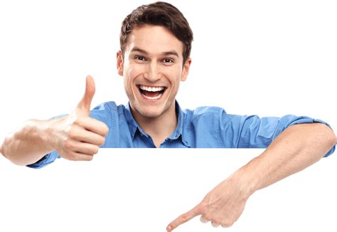 Download Man Showing Thumbs Up Clipart Png Download Pikpng
