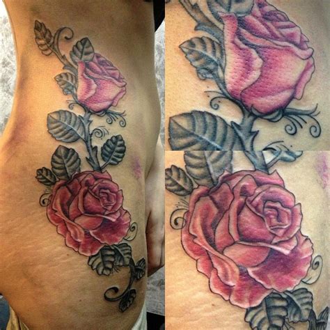 Roses Side Tattoo Fresh By AirEelle On DeviantArt