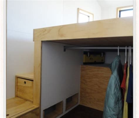 Bed With Closet Underneath Amazing Loft Bed With A Closet Underneath Great Space Saving Idea