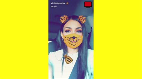victoria justice march 2017 snapchat compilation youtube