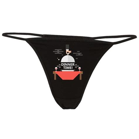 Dinner Time Thong Eat Pussy Panties Sexy Cute G String Etsy