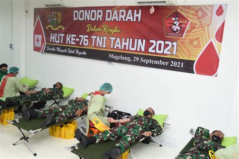 Akmil Gelar Donor Darah Dalam Rangka HUT Ke 76 TNI Tahun 2021 WEBSITE