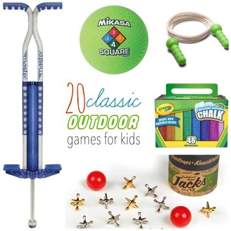 20 Classic Outdoor Games For Kids Ebay