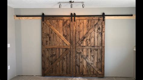 Building Interior Rustic Barn Doors On A Budget Diy How To