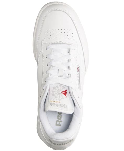 Lyst Reebok Men S Club C Extra Wide E Casual Sneakers From Finish Line In White For Men