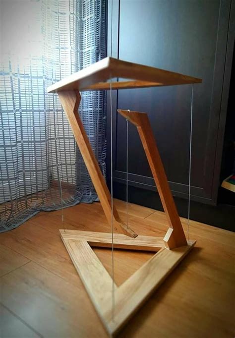 The Impossible Floating Table Tensegrity Table In 2021 Floating