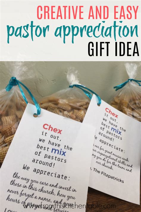 And so as readers share their gift giving ideas that have worked, others will benefit. Easy DIY Gift for Pastors | Gifts for pastors, Pastor ...